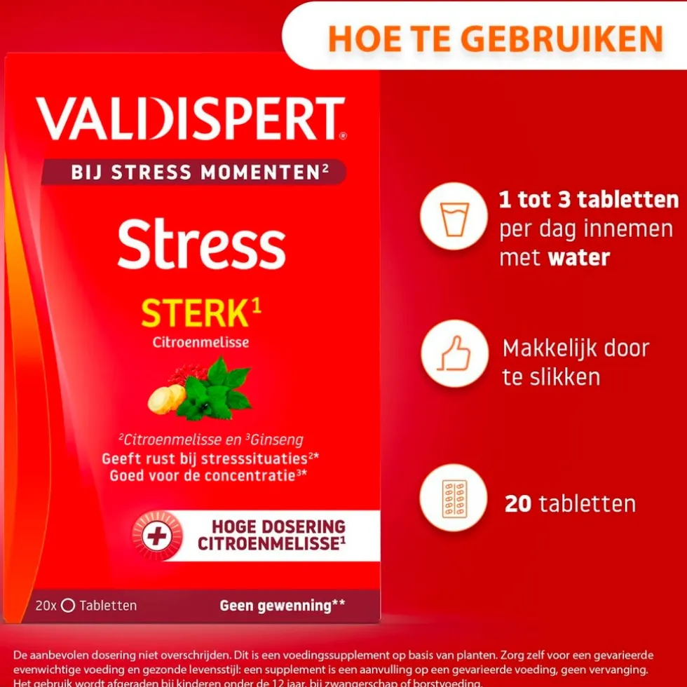 Valdispert Stress Moments Sterk Tabletten