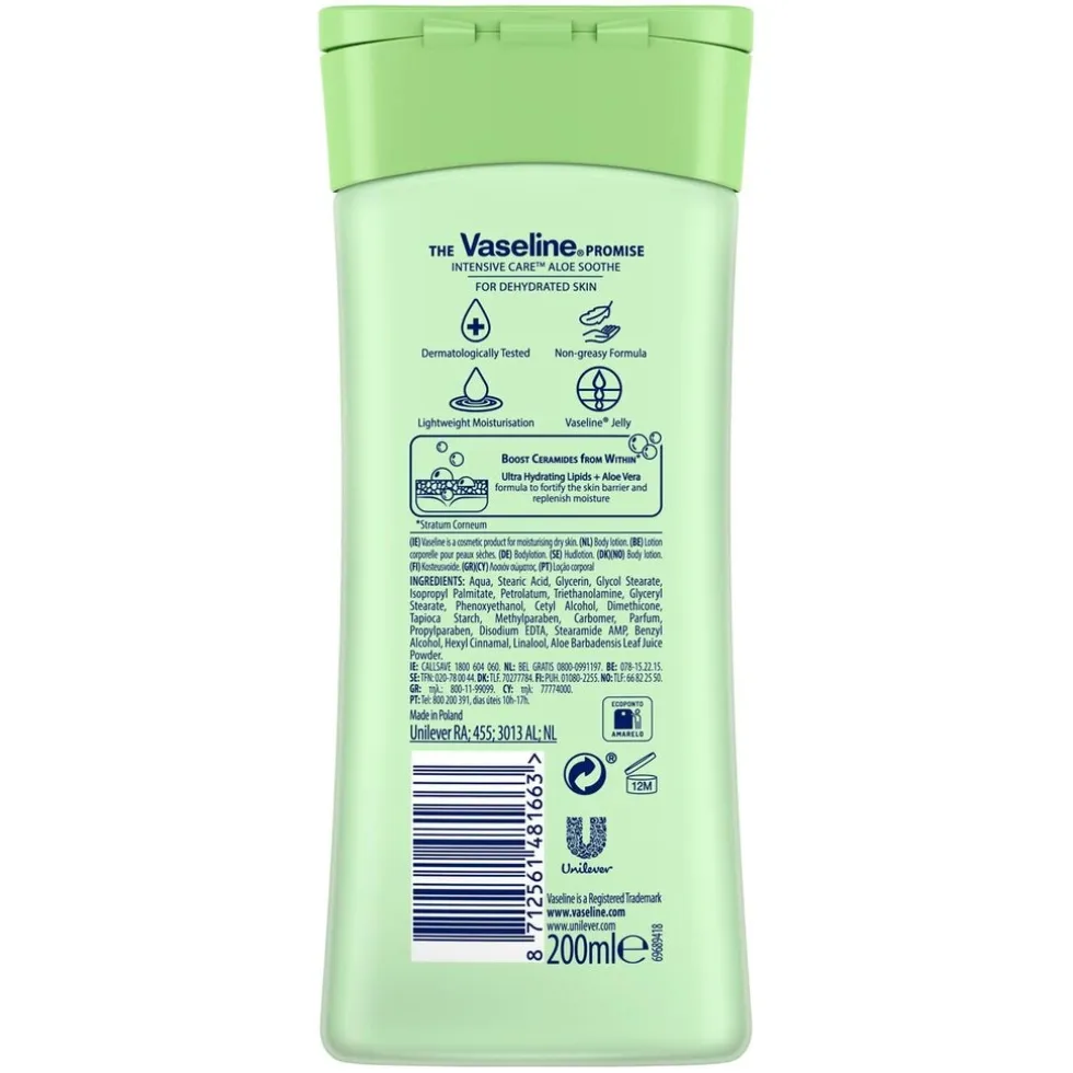 Vaseline Intensive Care Aloë Soothe Bodylotion