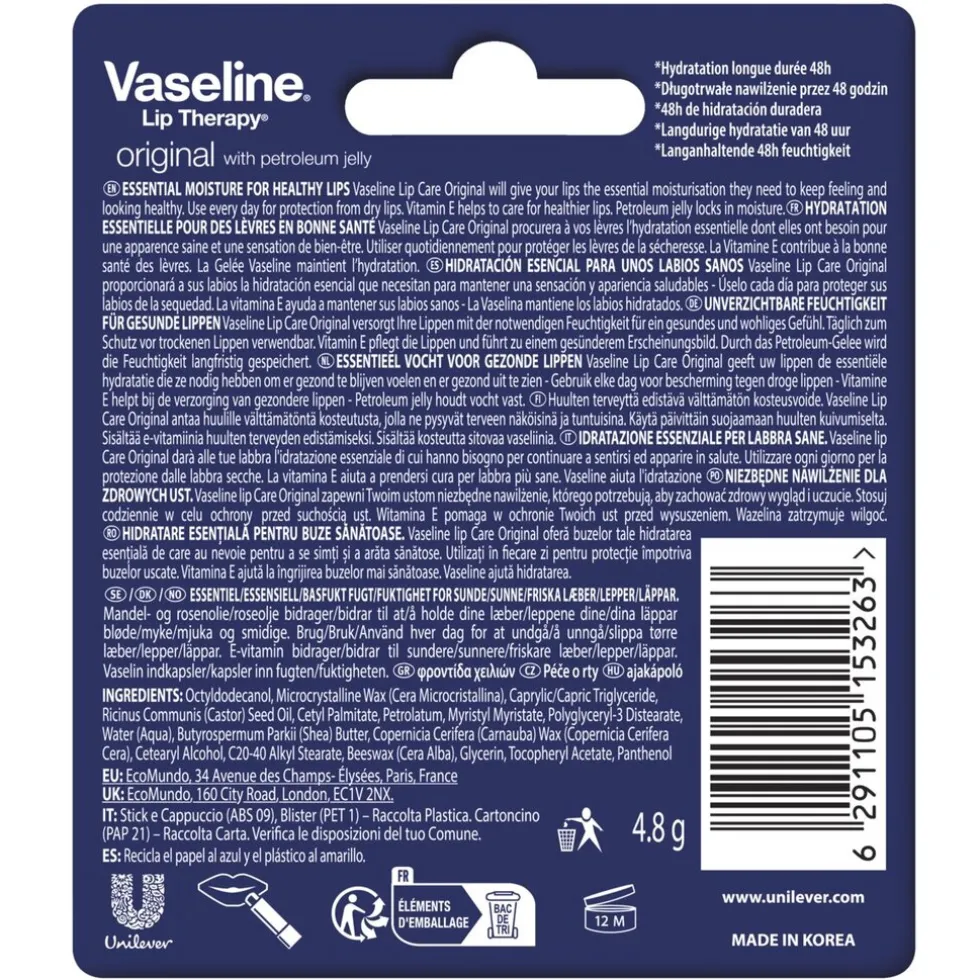 Vaseline Original Lip Therapy