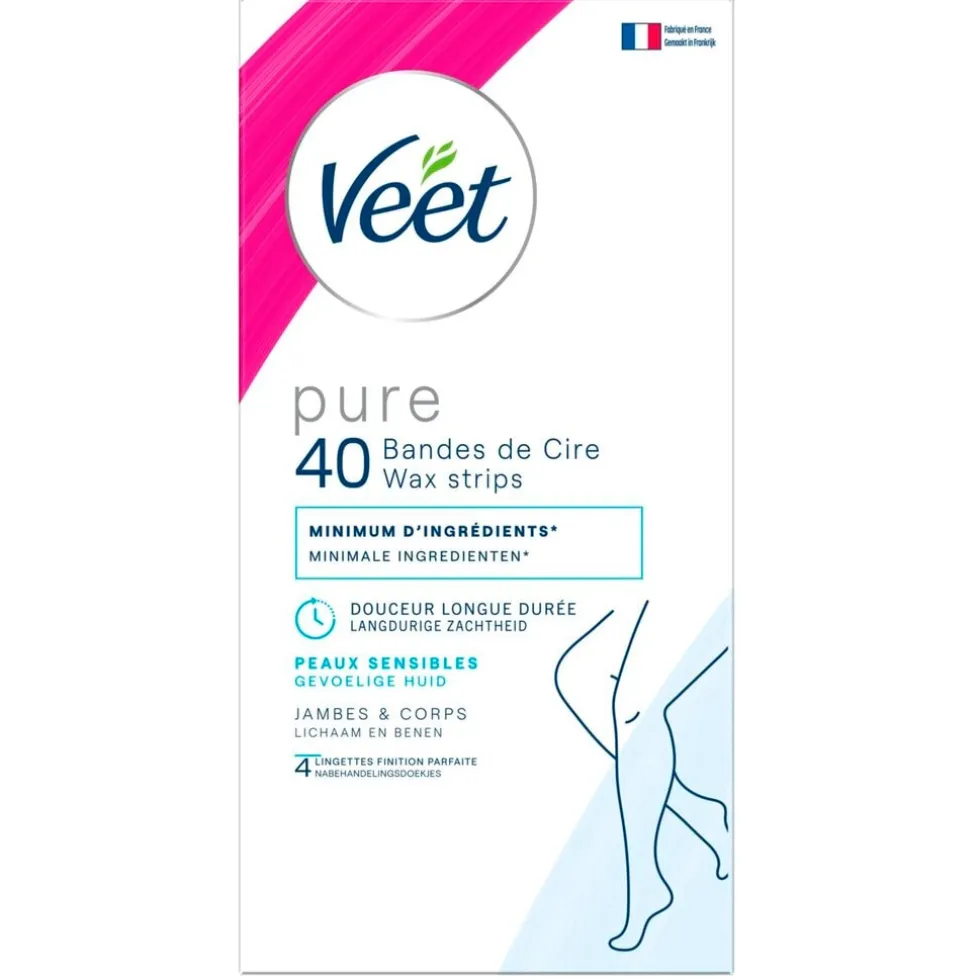 Veet Minima Pure Easy-Gel Waxstrips voor je Lichaam en Benen