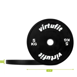 VirtuFit Bumper Plate Olympische Halterschijf van Rubber