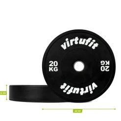 VirtuFit Bumper Plate Olympische Halterschijf van Rubber