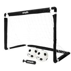 VirtuFit Kinder Voetbaldoelen Set met 2 Ballen en Pomp