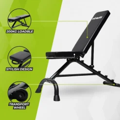 VirtuFit Multifunctionele Verstelbare Fitnessbank