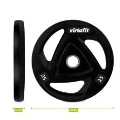 VirtuFit Olympische Rubberen Halterschijf