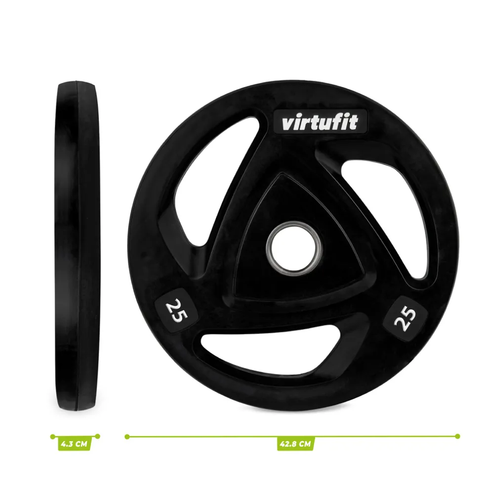 VirtuFit Olympische Rubberen Halterschijf