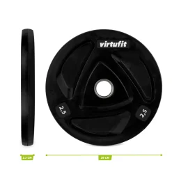 VirtuFit Olympische Rubberen Halterschijf