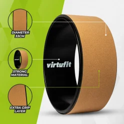 VirtuFit Premium Kurk Yoga Wiel