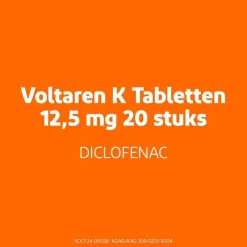 Voltaren K 12,5mg Diclofenac-Kalium Filmomhulde Tabletten