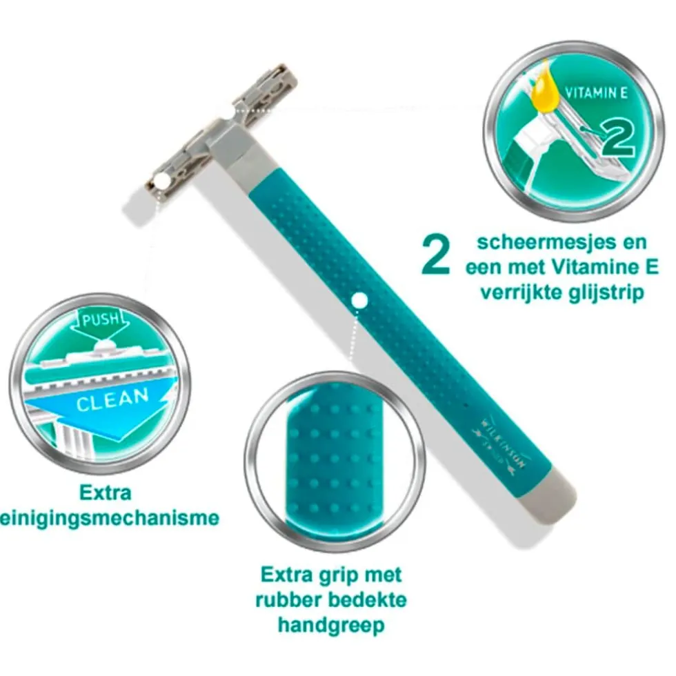 Wilkinson Sword Extra 2 Sensitive Wegwerpscheermesjes