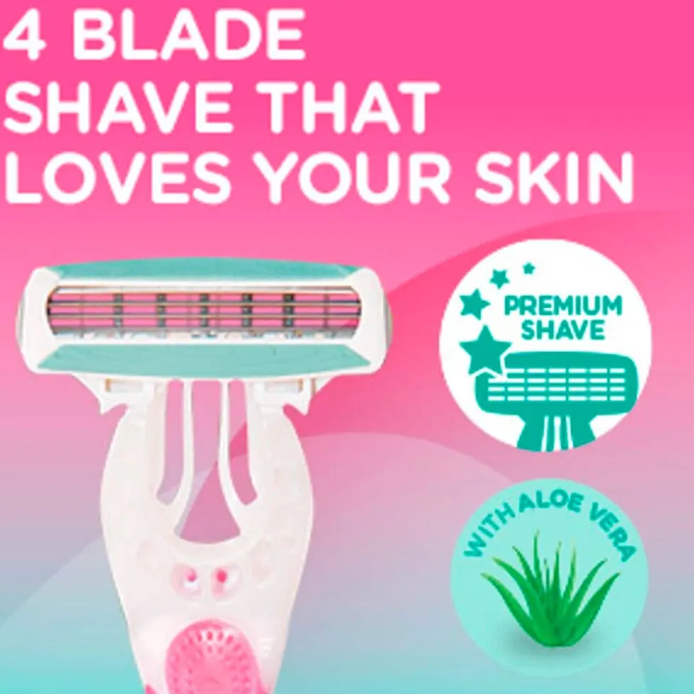 Wilkinson Sword Quattro Smooth Sensitive Wegwerpscheermesjes