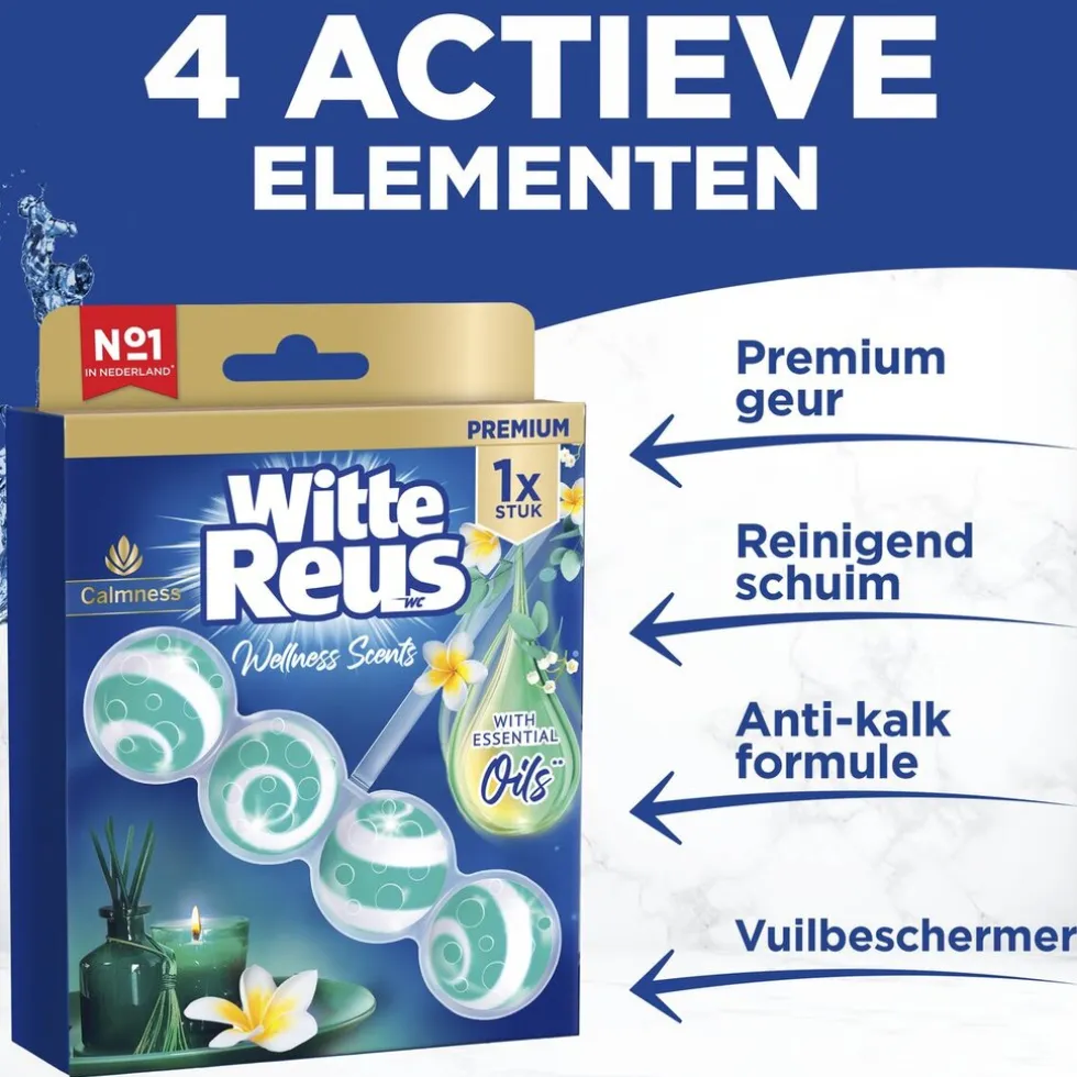 Witte Reus Welness Scents Calmness Toiletblok