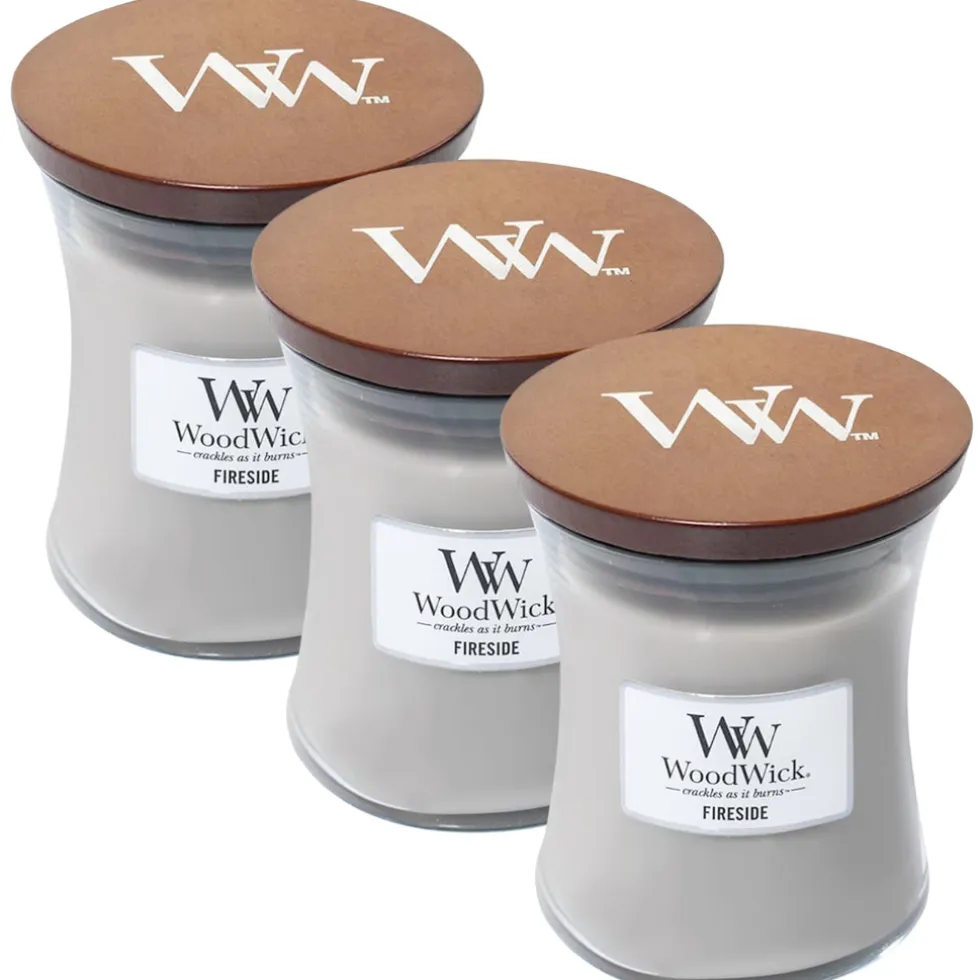 Woodwick geurkaarsen Fireside
