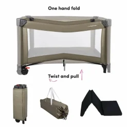 X Adventure Campingbedje / Reisbed Twist set Inclusief Matras