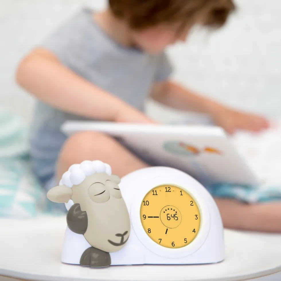 Zazu Sam Schaap Taupe Kinderwekker en Slaaptrainer