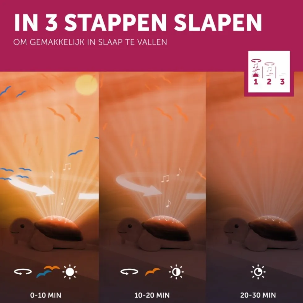Zazu Tim de Schildpad Zonsondergang Projector