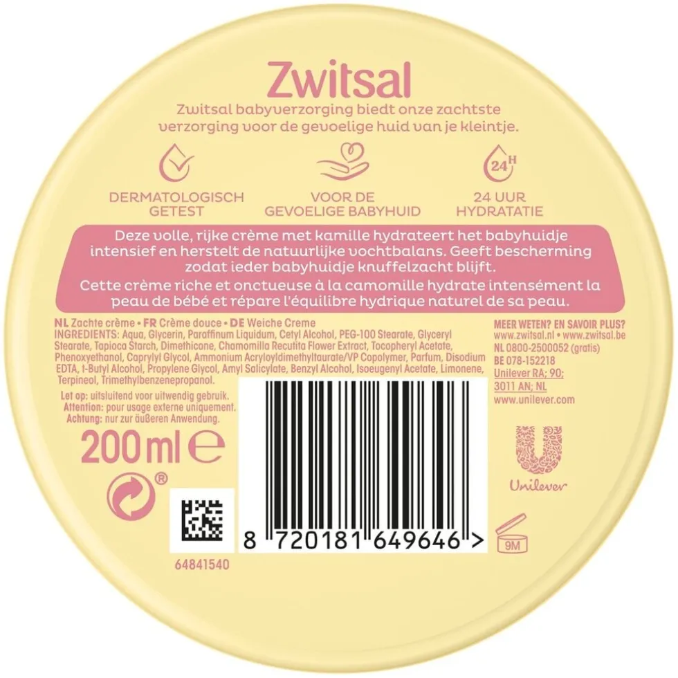 Zwitsal Zachte Crème